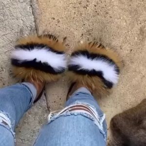 Fuzzy slippers ❤️